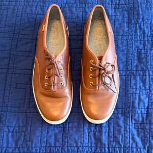 Keds Brown Leather womens Oxfords